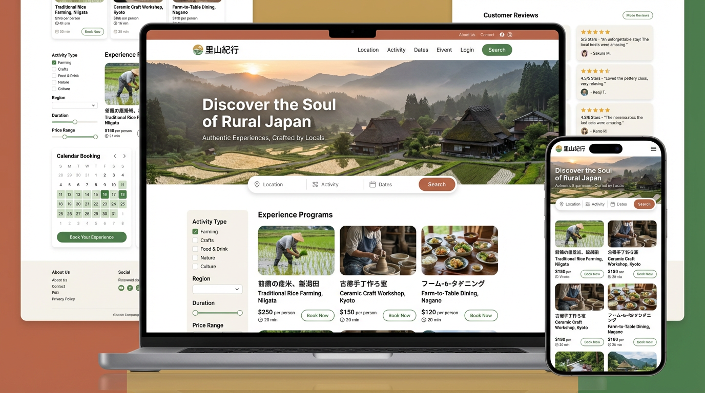 地方体験型ポータル